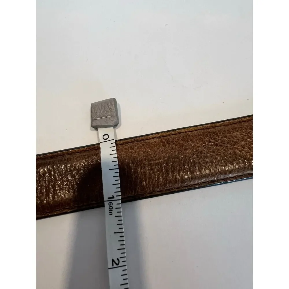 Full Grain Leather Men's Belt Brown Size 36 SG